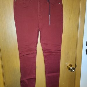 Judy Blue Women's Burgundy Skinny Jeans